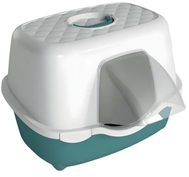 Stefanplast - Maison de Toilette pour extérieur 56 x 55 x H 39 cm Vert pour Chat