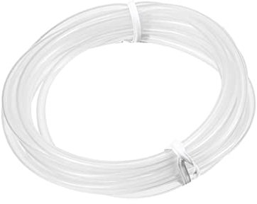 PATIKIL 3mmX4mm 1 Metro Silicone Tubo, Flessibile Acqua Aria Tubo Tubatura per Pompa Trasferimento, Trasparente