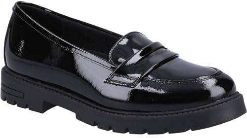 Hush Puppies Girl's Hazel Patent SeniorSchool Uniform Shoe