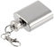 Llavero petaca portátil de acero inoxidable con jarra de alcohol llavero para colgar 1 onza llavero portátil llavero de acero inoxidable