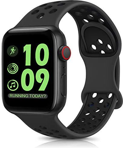 DigiHero Sport Straps Compatible with Apple Watch 41mm 40mm 38mm 49mm 46mm 45mm 44mm 42mm for Women Men, Breathable Soft Silicone Replacement Wrist Strap for iWatch Series 10/9/8/7/6/5/4/3/SE/Ultra N