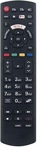 New RC49129 30094757 Remote Control Replacement - RC49129 TV Replace Remote Control fit for PANASONIC TV 30094757,RC49129,TX-32FS352B, TX-43FS352B, TX-49FS352B, TX-49FS352B Remote Controller