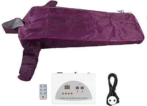 Couverture De Sauna Infrarouge Lointain Déshumidification Accrue Avec Manches Chapeau Et Alarme(EU 220V), Couverture De Sauna Pour Désintoxication,