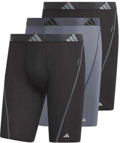 adidas Men's Performance Boxer Brief Underwear 3-Pack