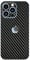 GIOPUEY[2 Pack Back Protector Compatible with iPhone 12 Pro Max, iPhone 12 Pro Max Back Protector Film, Carbon Fiber Texture, Matte Texture, Anti-Fingerprint, Anti-Scratch - black