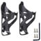 Joxvizx Lot de 2 supports de bouteille d'eau pour vélo, en fibre de carbone, pour VTT, vélo de route, ultra léger, noir mat