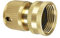 KETTOYA Garden Hose Accessories, 3/4 inch Female Quick Connector, High Pressure Washer Connector, Quick Connection to Sprinkler, Water Hose End Solid Brass Fitting