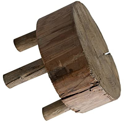 PRETYZOOM Wooden Stool Props Small Stools to Sit Chinese Style Chair Retro Wooden Photography Decor