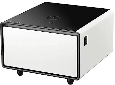 Smart Nightstand With Touch Screen Dual Usb Charging Bedside Table 65l Large-capacity Refrigerator Cabinet End Table interesting