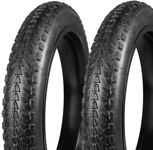 WEEROCK E-Bike-Reifen, 66 cm (26 Zoll) großer Fahrradreifen, 26 x 3,0 cm, faltbarer Ersatzreifen für 66 cm Schnee-, Dreirad, Elektrofahrrad