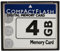 Priyyiu Carte mémoire Compact Flash Professionnelle de 4 Go (Blanc et Bleu)