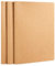 Yarotm Notizbuch A4 Kariert - 3 Stück Tagebuch Notizbücher 80 Seiten - 100g/m² Collegeblock A4 Kariert 5x5mm - 21x29.2cm Braun Notizblock A4 - Kraft Notebook Schule Reisetagebuch