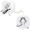 JINGTAO88 In Wall Cable Management Kit, Cord Hider for Wall Mounted TV - Includes Power & Low Voltage Cable Management