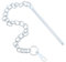 Sosoport Patio Umbrella Parts Replacement Cord for Outdoor Umbrellas Universal Fit Easy to Install Weatherproof Chain for Garden Cantilever Parasols