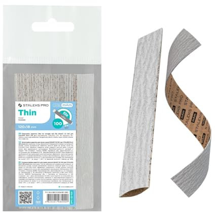 STALEKS PRO Recambio Limas Desechables Papmam para base recta SMART. Papel ecológico 50 unidades. (Grano 100)