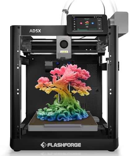 FLASHFORGE AD5X 3D Printer,Multi-Color Printing, 220x220x220mm Build Volume