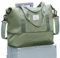 Reisetasche Damen Sporttasche 40x20x25 Ryanair Handgepäck Tasche Weekender Bag Schwimmtasche Wasserdicht Travel Duffle Bag Fitnesstasche Trainingstasche Frauen für Reise Gym,A21-Grey Green