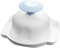 Blue Food Safety Holder for Mandolin Slicer or Grater,Finger Anti-Cut Protectors for Vegetable Grater,Peelers and Slicers, Graters, Food Slicer Cutter Finger Guard for Mandoline Slicer Grater Cutting