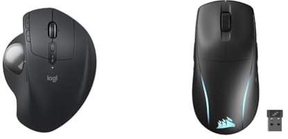 Logitech MX Ergo S & Corsair M75 Wireless RGB Souris de Jeu