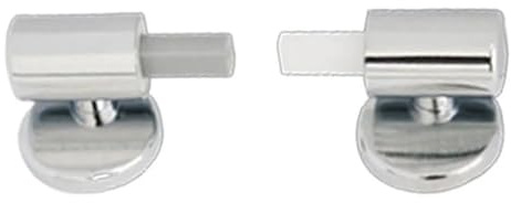 YILWPV 2 Pezzi Cerniere for WC con Chiusura Ammortizzata for Sedile for Coperchio Moderne Connettore di Fissaggio Accessori for Bagno per Fissaggio Tavoletta WC