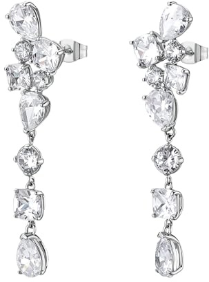 Brosway Orecchini Donna Pendenti in Acciaio | Orecchini Pendenti Con Cubic Zirconia | Collezione DREAMING - BIG24