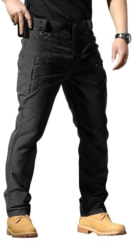Générique Pantalon Tactique Cargo pour Homme Treillis Militaire Randonnée Chasse Pantalon avec Poche Combat Stretch Extensible Séchage Rapide de Travail