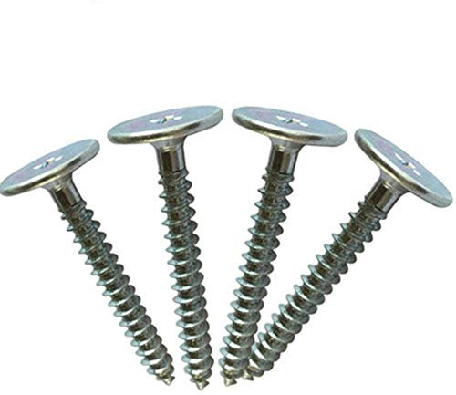 50 PSC Carbon Steel Flat Head Tapping Screw, is Not Easy to Rust, Screw 1/2 Inches Long