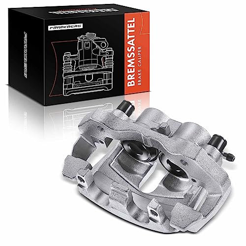 Frankberg Brake Caliper Disc Brake Front Left with Bracket (hole spacing 140mm) Compatible with Grand Cherokee IV WK Grand Cherokee IV WK WK2 Replace# 68138843AA