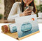 Weiyiroty 2 to 4 times screen magnifier, wooden folding screen amplifier for HD mobile phone, for movie videos(Golden)