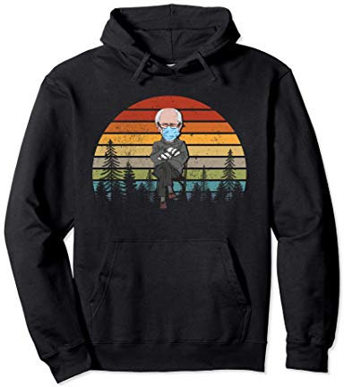 Bernie Sanders Handschuhe Meme Pullover Hoodie