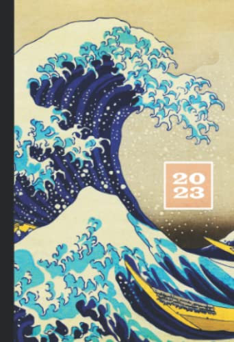 2023: A6 Taschenkalender | 1 Woche auf 2 Seiten Terminplaner | Buchkalender im Mini Format A6 | Weekly Planner Kalender | Jahresplaner Kalenderbuch | ... & Kompakt | Wochentaschenkalender | Japan Art