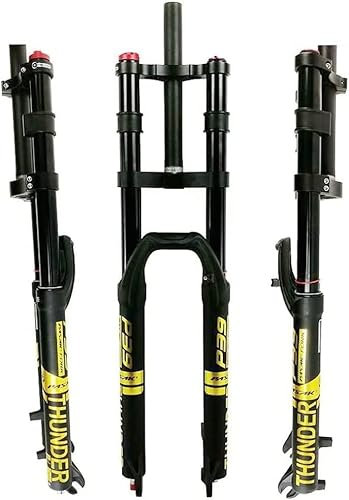 Forcella Discesa, Forcella Anteriore DH Doppia Spalla Ammortizzatore Ad Aria Per Bicicletta Con Smorzamento Freno Disco Corsa 160 Mm Forcelle 9 Mm QR 26/27.5/29'' A,27.5inch