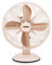 Tower T611000P Cavaletto Metal Desk Fan with 3 Speed Settings, 12”, 35W, Marshmallow Pink and Rose Gold
