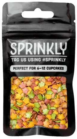SPRINKLY - Sprinkle Shapes - Autumn Leaves - 25g