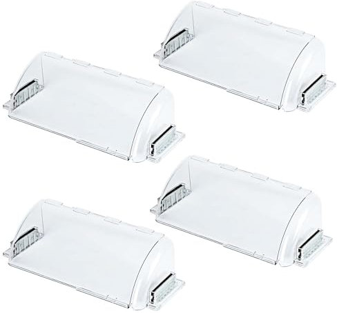 Deflectores de ventilación magnéticos ajustables para calor y ventilación, 9 a 15 pulgadas, plástico irrompible resistente con diseño seguro de imán, para cubiertas de ventilación para suelo del