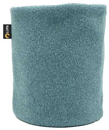 Lupa Handgefertigter Unisex-Doppelschicht-Mikrofleece-Halswärmer – Halsgamaschen für Männer – Winter-Halswärmer für Frauen (Heather Ocean)