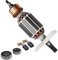 Wisyurt Sostituzione dell'ancora di 220V per 360591E DH40MRY DH40M DH40MR DH40SR Martello rotante a stelo scanalato