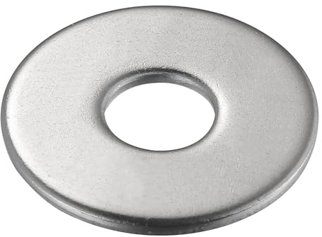 Wensilon (400Pcs)1/4x5/8 Stainless Steel 304 Metal Flat washers for Screws and Bolts, Suitable for Factory Maintenance, Kitchen, Store and Outdoor Construction