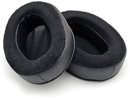VKMKV 1 Pair of Ear pads Cushion Pillow Replacement Ear Cover for Audio Technica ATH M40 M50 M40X M50X M30 M35 SX1 M50S Dj Headphones (Color : Black)