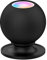 KUTEWEU Silikon Base Anti-Rutsch-Pad, 2 in1 Homepod schützende Basis Desktop Stand Mount Base Pad Halter kompatibel mit HomePod/HomePod Mini Lautsprecher-Tisch-Halter stoßfest Untersetzer (Schwarz)
