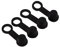 Schutzkappen Shimano Bremse, Schmiernippelkappen, 4x Schwarze Gummi-Bremsentlüftungsnippelkappen-Staubkappen, Bremsentlüftungs-Schraubkappen AC-Gummikappenabdeckung 8 Mm Motorrad-Motorradabd