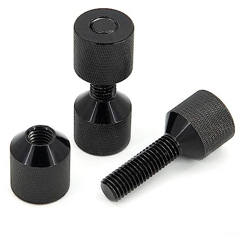 Set di perni a due fori 1-1/8 pollici, flange a 2 fori, 1 set di perni di allineamento della flangia a 2 fori, perno di allineamento della flangia di costruzione in alluminio 6061