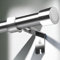 Gardinenstange Ausziehbar Vorhangstangen Curtain Rod Stange für Vorhänge Erstellbare Länge mit Kappenknäufen für Esszimmer, Schlafzimmer, Wohnzimmer, 60-225CM