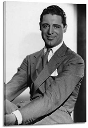 NOGRAX Schauspieler Cary Grant Poster für Schlafzimmer, Ästhetik, Bilddruck, Leinwand, Gemälde, 40 x 60 cm, Rahmen-Stil