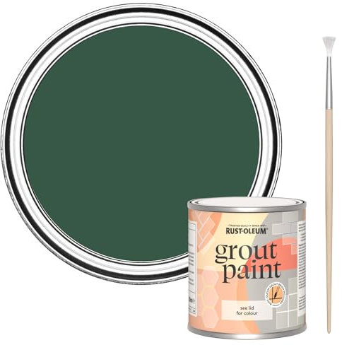 Rust-Oleum Green Ultra-Durable Grout Paint - The Pinewoods 250ml
