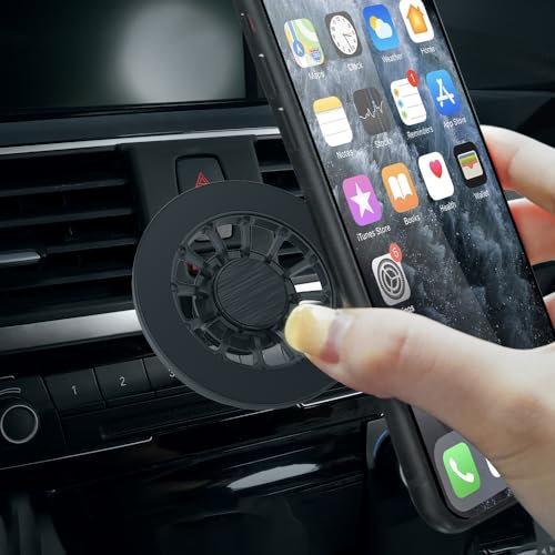 Beerte Passend für MagSafe-Autohalterung für BMW 3er-Serie 2014–2019, 4er-Serie 2014–2020 [verbesserte Magnete] Magnetische Handyhalterung für Lüftungsschlitze, passend für iPhone 15, 14, 13, 12,