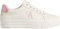 Calvin Klein Donna Sneakers Vulcanizzate Flatform Low in Pelle, Beige (Eggshell/Dusty Rose), 37