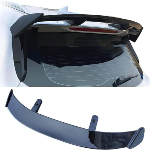 Auto Heckspoiler für VW Touran II I (Type 5T 1T GP2) 2010-2022,Auto Heckflügel,Rear Schwanz Spoiler Flügel Kofferraum Spoiler Auto Zubehör,A-Black