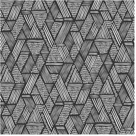 Superfresco Ethnic Stitch Black/White Wallpaper (was £17.99)