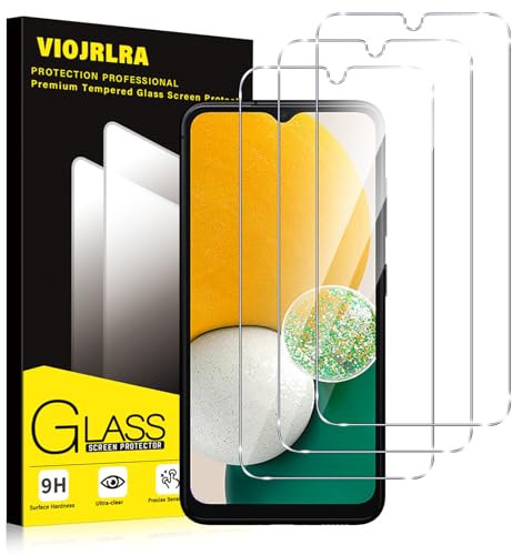 Viojrlra Verre Trempé [3 Pièces] Pour Samsung Galaxy A12/ A23/ A13 4G, Dureté 9H Film Protection écran, Ultra Résistant Vitre Protecteur, Clarté HD, sans Bulles, Anti-Rayures